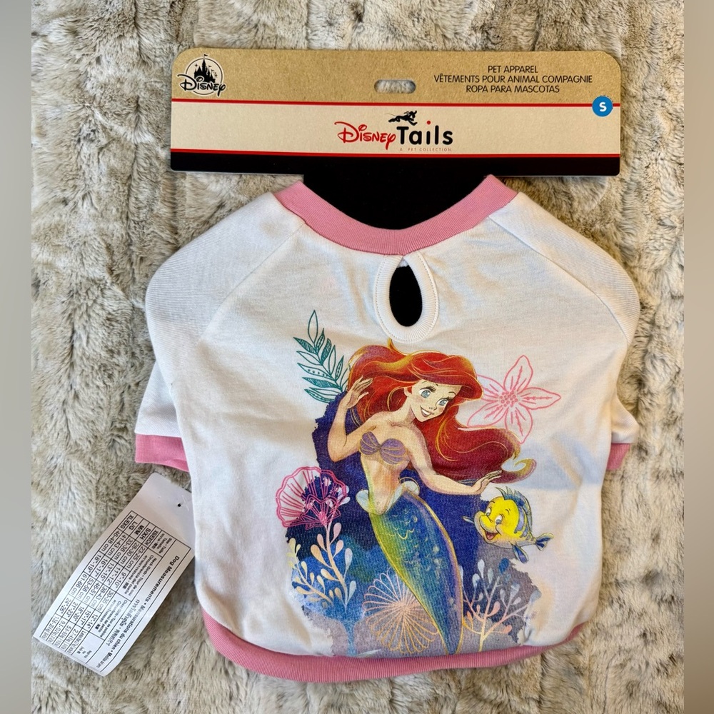 NWT *Discontinued* Disney Tails The Little Mermaid Ariel Pet Apparel Size Small